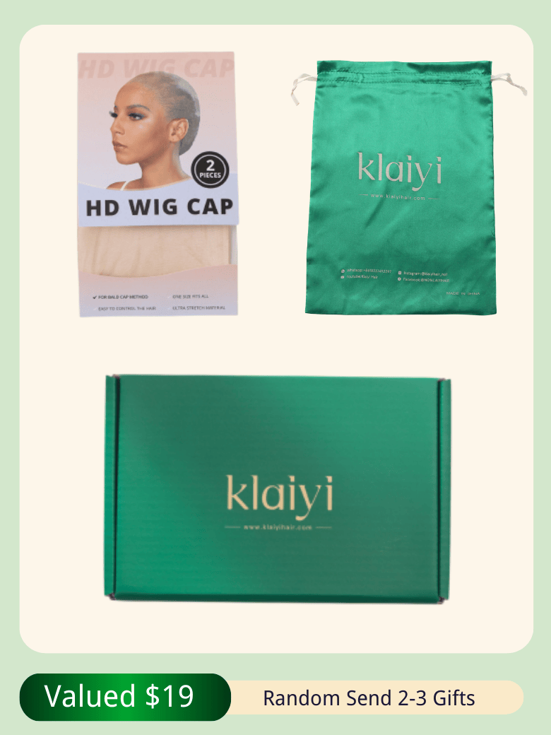Klaiyi Balayage Brown French Bob Wig Shoulder-Length Loose Curls 7x5 & 13x4 Pre-Everything Glueless Lace with Invisi Drawstring