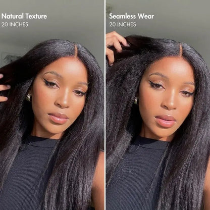 Body Wave / Straight / Kinky / Deep Wave Human Hair U Part Wig