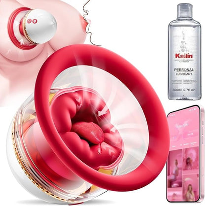 🌡️12-in-1 Rose Sucker & Vibrator | 9+3 Modes for Clit, Nipple & Anal Ecstasy🔥