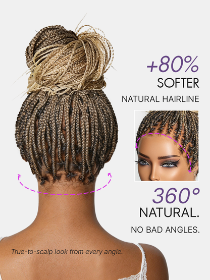 ☁🏡🐈Ready-to-Wear Preprocessed Swiss Lace Dread Wig💕
