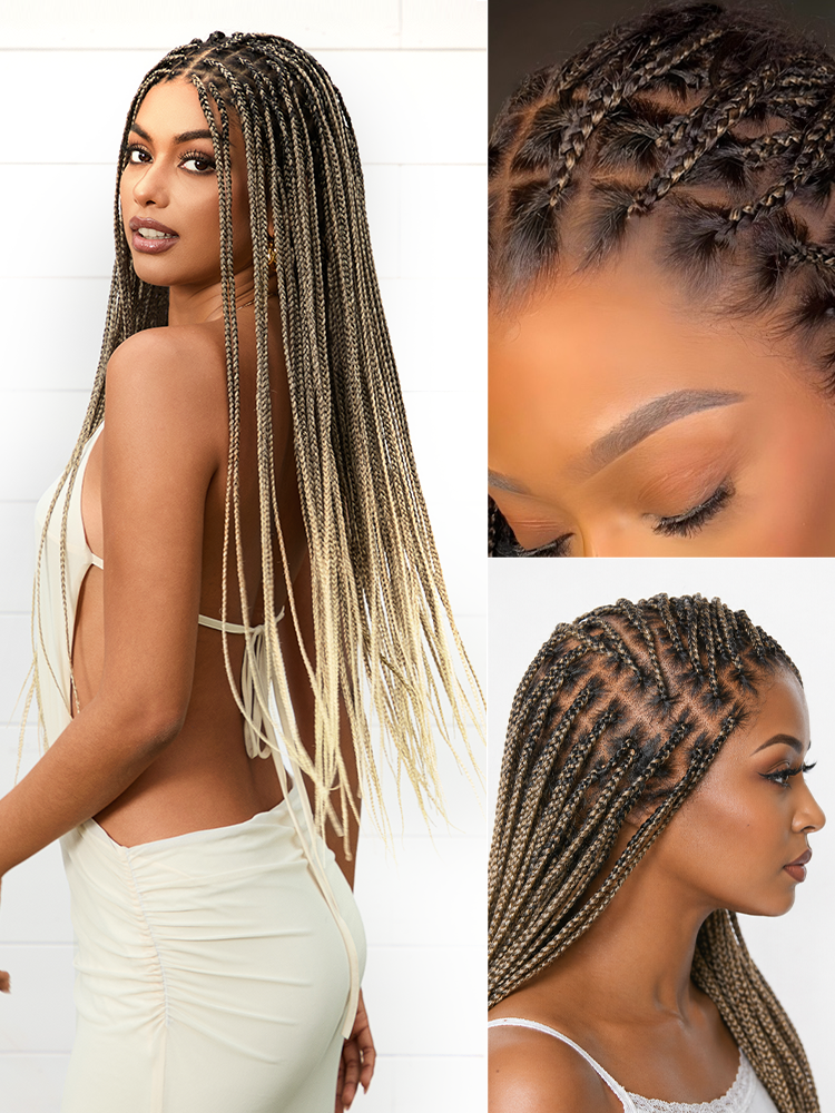 ☁🏡🐈Ready-to-Wear Preprocessed Swiss Lace Dread Wig💕