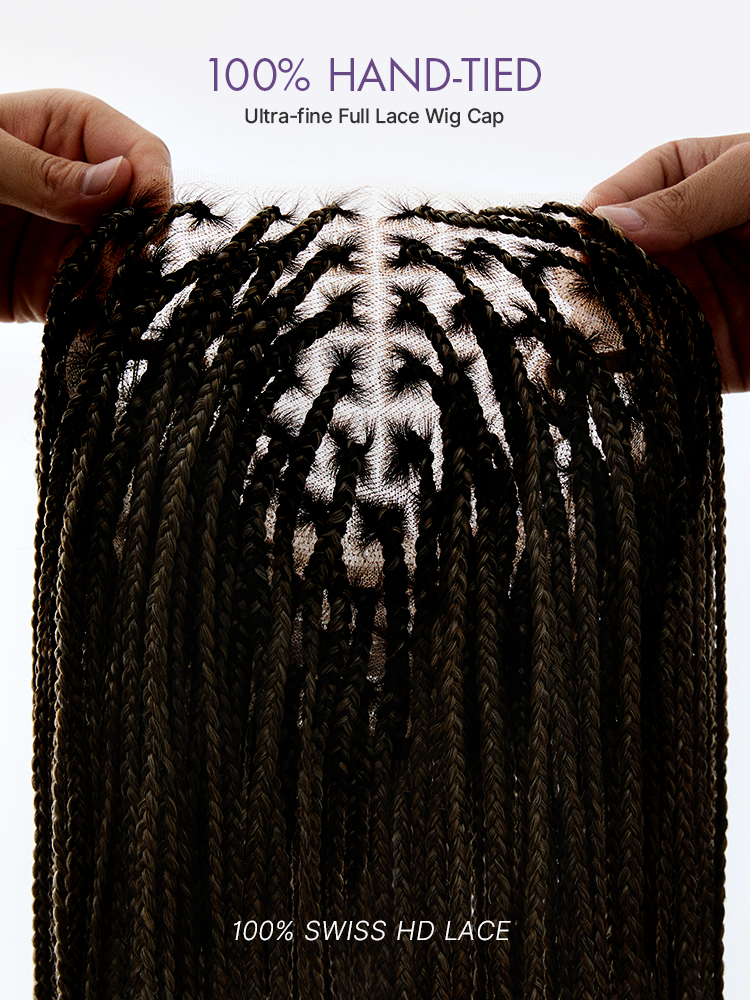 ☁🏡🐈Ready-to-Wear Preprocessed Swiss Lace Dread Wig💕