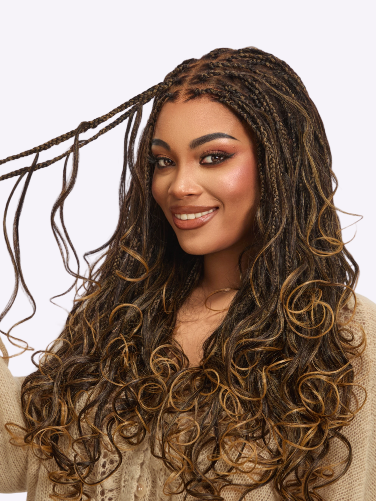 ☁🏡🐈Ready-to-Wear Preprocessed Swiss Lace Dread Wig💕