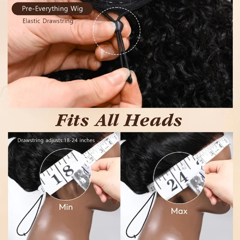 Glueless Exquisite Long Loose Curls with Braided Parting 7x5 / 13x4 HD Transparent Lace Front Human Hair Wig-Amanda Hair