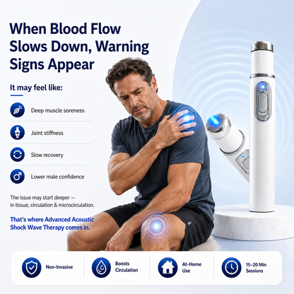 Hoomaw Shockwave Therapy Device ——  Restore Blood Flow • Relieve Pain • Support Men's Performance