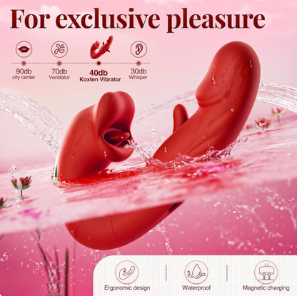 🎀Unleash 2026’s Ultimate Pleasure ✨ G-Spot Vibrator Female Sex Toy ，7 slapping vibration modes and 5 licking modes