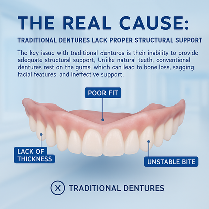 🦷 Advanced Customized Full Denture Set 🔥 10,000+ Sold In Last 30 Day ✨