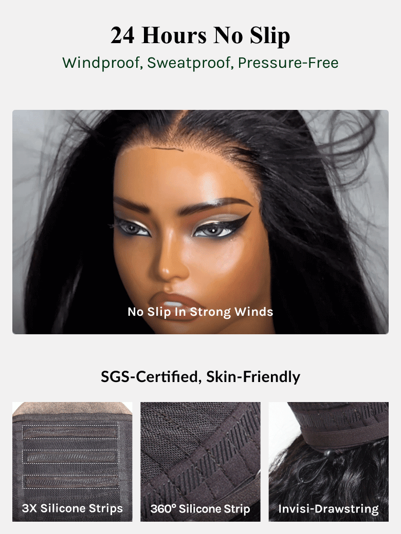 Klaiyi Balayage Brown French Bob Wig Shoulder-Length Loose Curls 7x5 & 13x4 Pre-Everything Glueless Lace with Invisi Drawstring